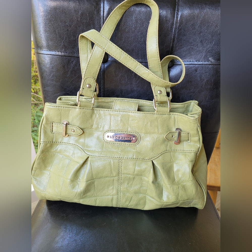 Liz Claiborne green shoulder bag